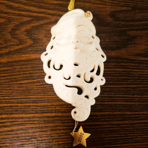 2002 Hallmark Christmas Ornament Lot Bisque Porcelain We Call Him Santa Yuletide - Picture 7 of 10